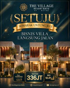 villa view pegunungan Batu