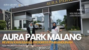 kunjungan show unit Aura Park

